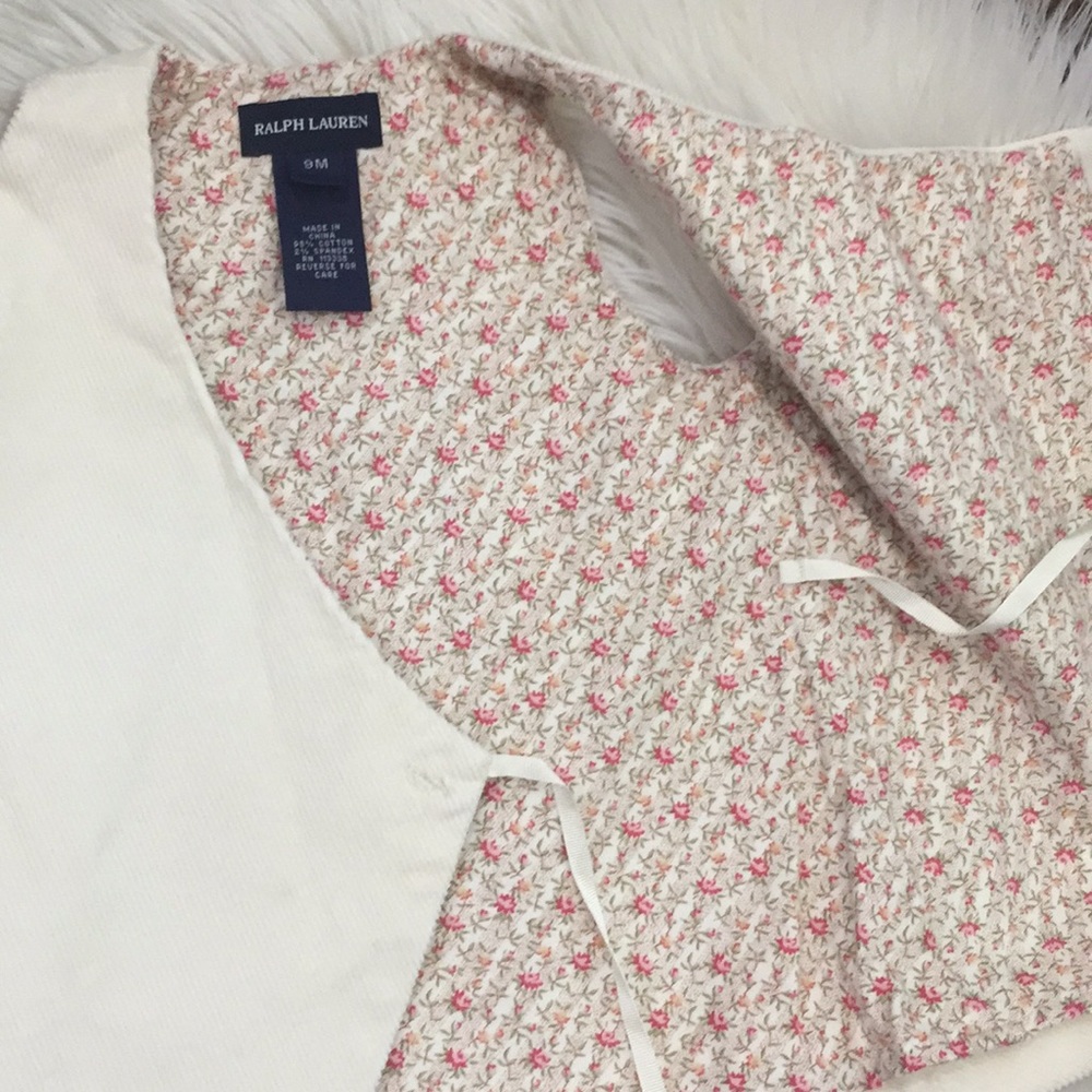 Ralph Lauren baby corduroy wrap vest - Picture 2 of 4